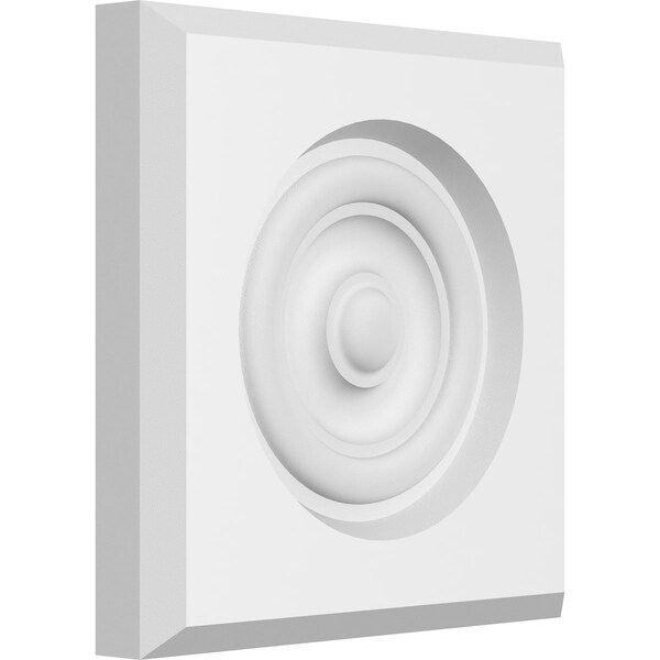 Ekena Millwork Standard Sedgwick Bullseye Rosette with Beveled Edge, 5"W x 5"H x 3/4"P ROSP050X050X075SDG03 - main